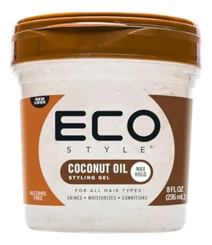 Eco Style Gel De Peinado Con Aceite De Coco, Añade