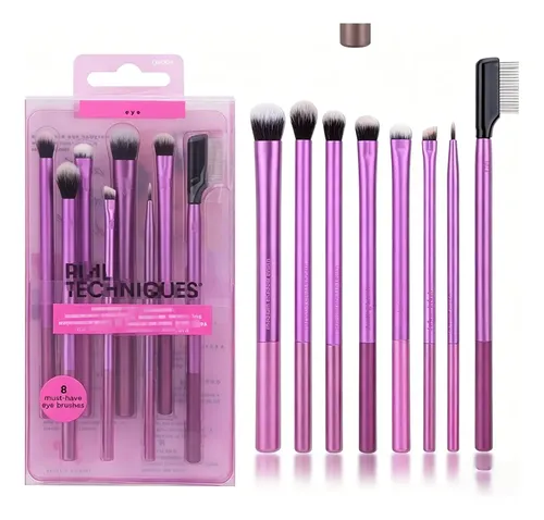 Set 8 Pinceles Para Ojos Real Techniques Everyday Eye