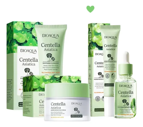 Kit Skincare Piel Grasa O Mixta Centella Asiatica Bioaqua