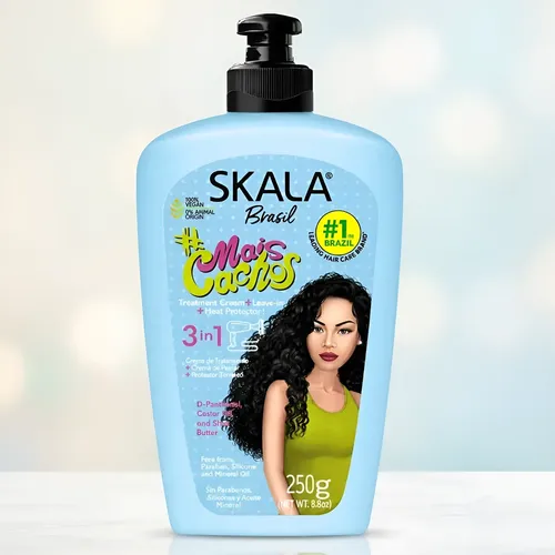 Skala Mais Cachos 3 En 1 Tratamiento+protector Termico 250 G