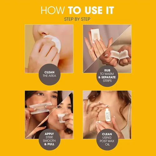 Nad’s Tiras De Cera Facial – Natural Todo Tipo De Piel – Dep