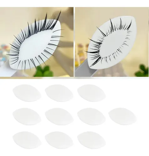 10 Piezas Esponjas For Práctica De Maquillaje De Pestañas