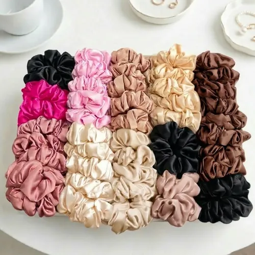Scrunchies Pack X 40 Scrunchies- Pack Mayorista- Scrunchies