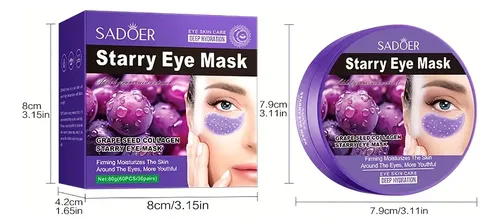 Parches Para Ojos Colágeno Semilla De Uva X30 Todo Tipo De Piel