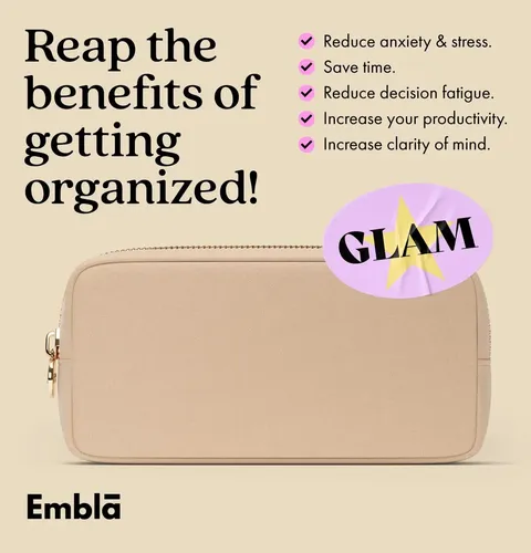 Bolsa De Maquillaje Embla, Bolsa De Viaje Para Cosméticos, D