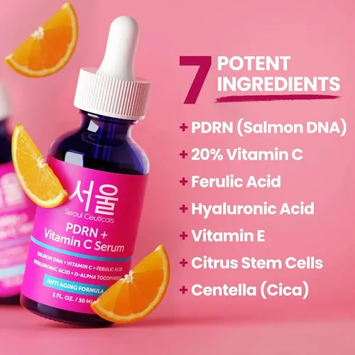 Seoul Ceuticals Pdrn Serum Salmon Dna Vitamina C K- Beauty