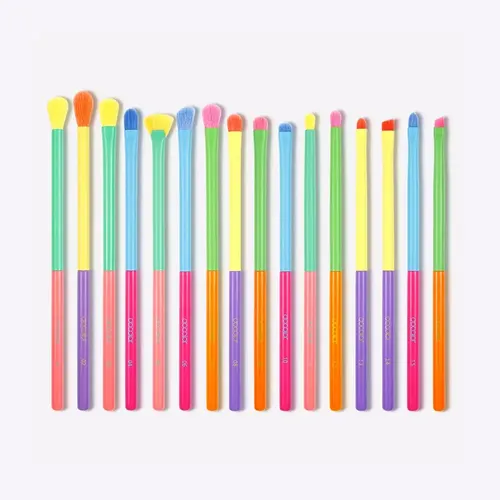 Set De 16 Brochas De Maquillaje Para Ojos Docolor