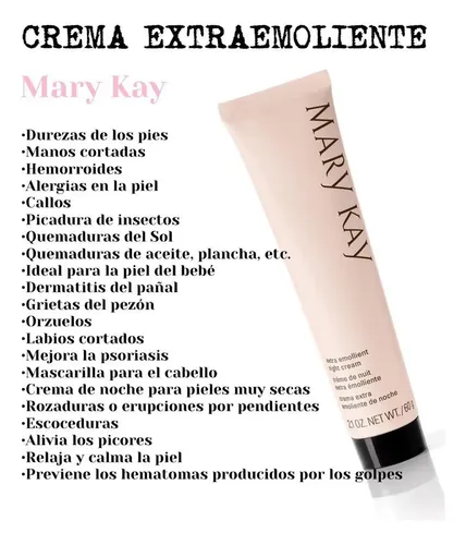 Crema De Noche Extraemoliente Mary Kay 25 % Desc Hago S Momento De Aplicación Día/noche Tipo De Piel Normal A Seca