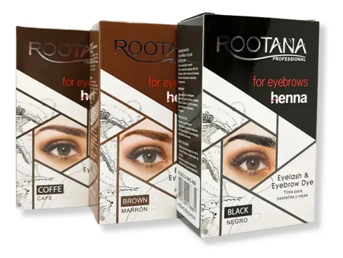 Henna Perfilador De Cejas Tinte Rootana Varios Tono Completo