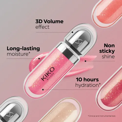 Gloss Kiko Hydra 3d Original Varios Tonos