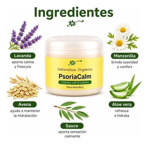 Crema Psoriacalm Natural Piel Sensible 60 G