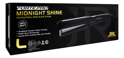 Jrl Midnight Shine Wide Plate Styler Planchita Pelo F440 6c