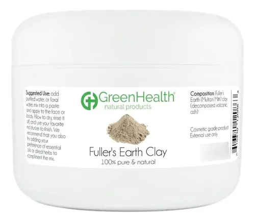 Polvo De Arcilla Fullers Earth Greenhealth 170 G