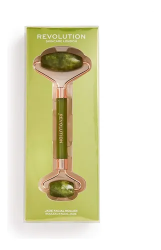 Rodillo Facial De Jade Verde Para Masaje Cara Y Cuerpo