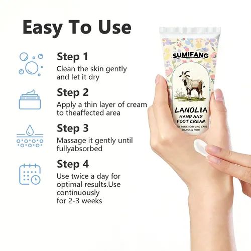 Crema Para Piel Seca En Pies Y Manos – Absorción Rápida