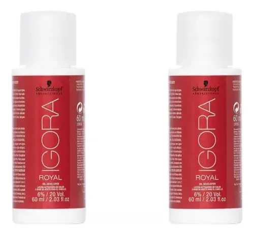Ox Loção Ativadora Schwarzkopf Igora Royal 20 Volumes 60ml