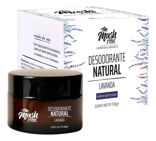 Desodorante Solido Natural Vegano Lavanda 50cc