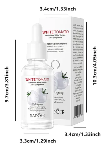 Sérum Facial Sadoer White Tomato Glutatión Antiage