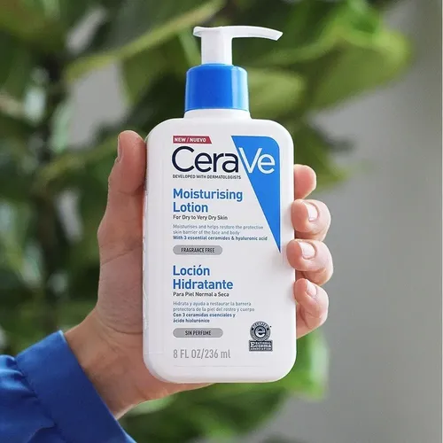 Loción Corporal Cerave Hidratante Sin Perfume 236ml para piel seca a muy seca