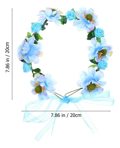 Diadema Floral Bohemia Para Mujer, Guirnalda Floral