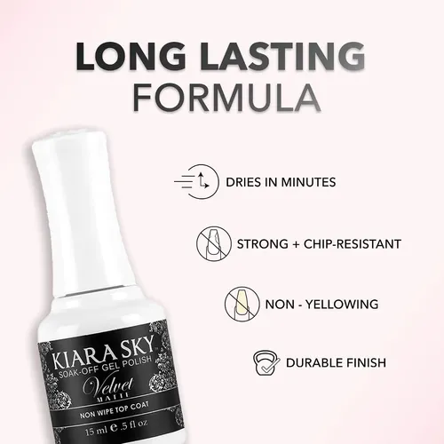 Top Coat Velvet Matte Kiara Sky 15 Ml