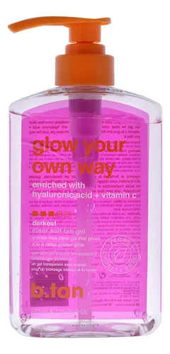 Gel Autobronceador B.tan Glow Your Own Way Clear, 473 Ml, Pa