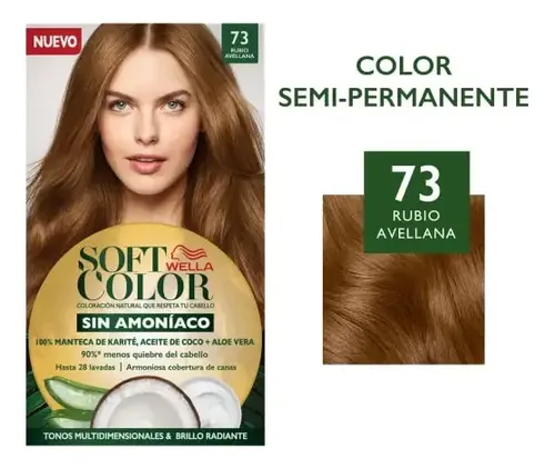 Kit Tintura Soft Color Rubio Avellana 145g Wella