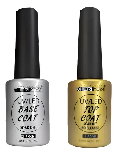 Base Coat Y Top Coat Cherimoya Esmalte Semipermanent Clasica