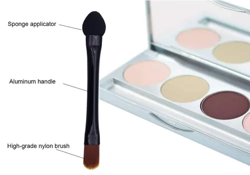 10 Brochas De Esponja Para Sombras De Ojos De Doble Cara