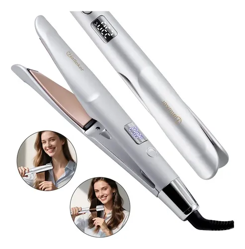 Plancha Alisadora Rizadora 2 En 1 Cabello