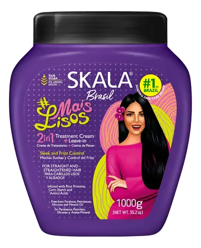 Skala Mais Lisos Tratamiento 2 En 1 Control Frizz 1000 Gr