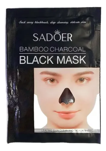 Sadoer Mascarilla Facial Piel Mixta Nariz Espinillas Carbón 60g 60mL