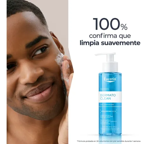 Gel Limpieza Facial Eucerin Dermatoclean Hyaluron 200ml. Normal Día/noche