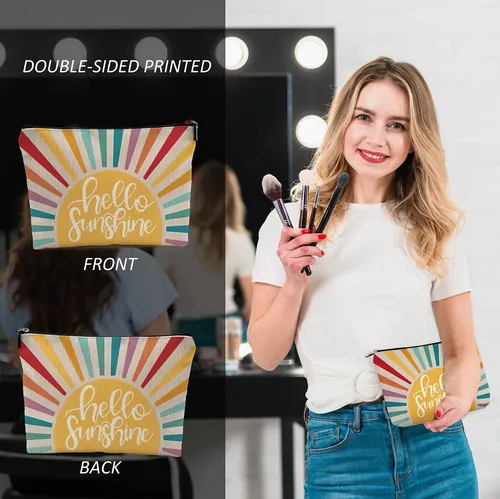 Bolsa De Maquillaje Ohsul Hello Sunshine Inspiradora Para Vi