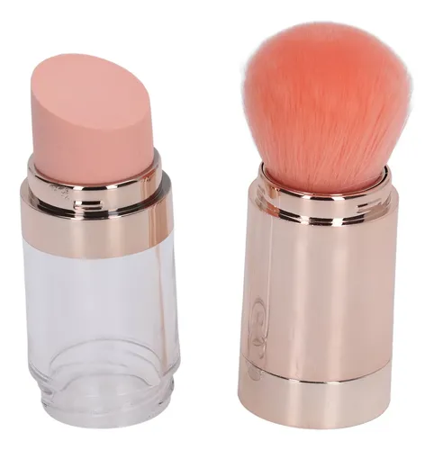 Esponja De Maquillaje 5 En 1, Brocha Holgada, Color Oro Rosa