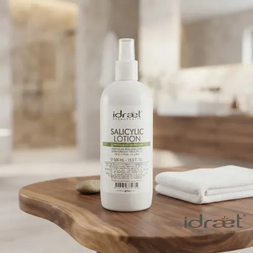 Idraet Loción Con Salicílico 2% Rostro Cuerpo Y Espalda Tipo de piel grasa acne 500ml