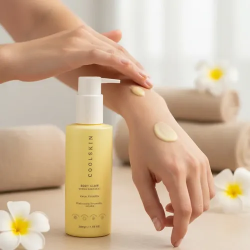Crema Corporal Hidratante Body Glow Coolskin Coco Vainilla