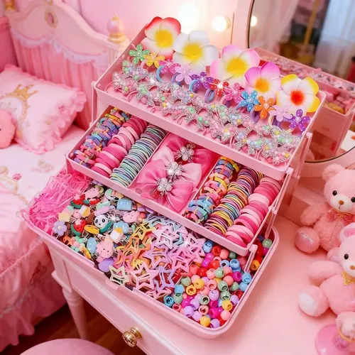 Set Accesorios Para El Pelo Infantil X546 Piezas 546 Hair Accessories (excluding Box)