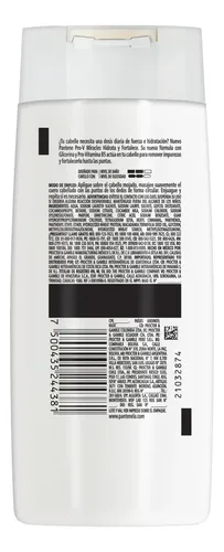 Shampoo Fortalecedor Pantene Pro-V Miracles Hidrata y Fortalece 700 ml