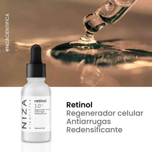Serum Gel Retinol 1% Antiarrugas Redensificante X30 Niza Momento De Aplicación Día/noche Tipo De Piel Normal