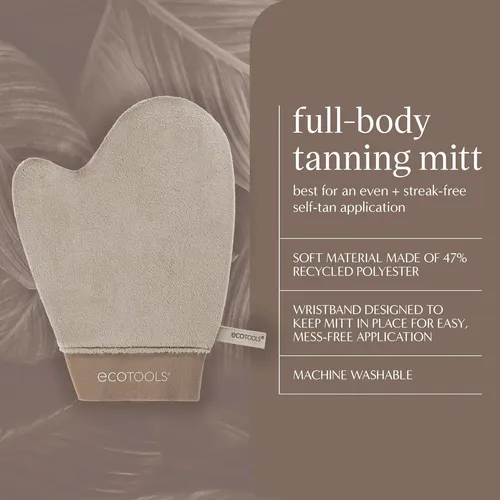 Manopla De Bronceado Ecotools Good Tan Para Todo El Cuerpo P