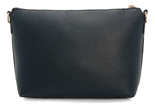 Bolso Multifuncional De Cuero Sintético Negro