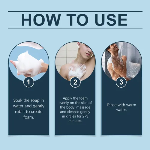 Sabonete Corporal Oceaura Refrescante E Limpeza Suave Para H