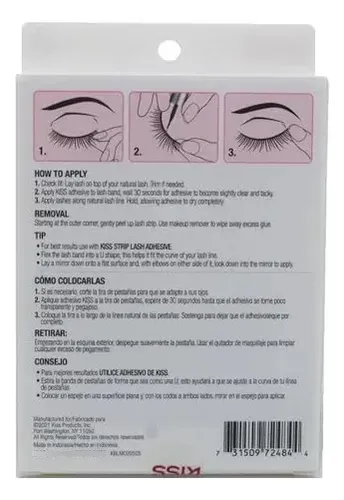 Pestañas Postizas Kiss So Wispy Pompadour 15 Pares Pack 3