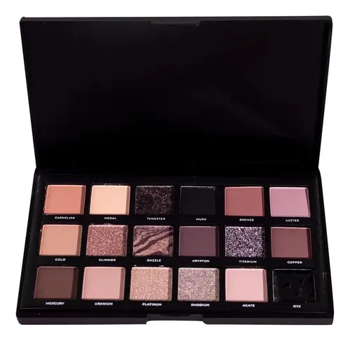 Paleta De 18 Sombras De Ojos Precious Obsidian De Ruby Rose