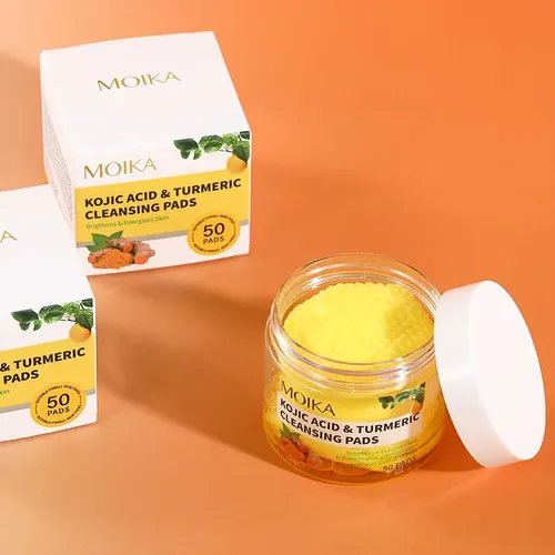 Toallitas Limpiadoras De Cúrcuma Y Ácido Kójico En Versión C