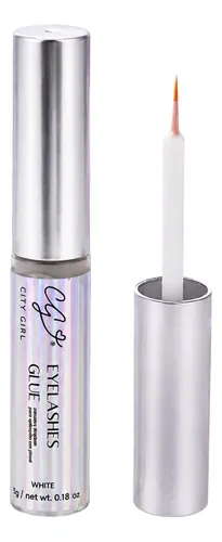Pegamento Pestañas Postizas Gel Blanco Seca Transparente