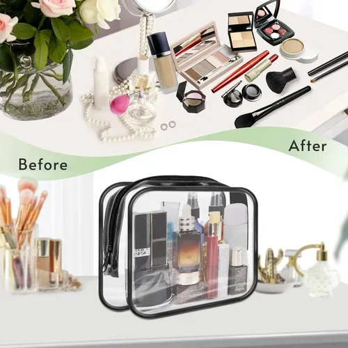 Bolsas De Maquillaje Transparentes Gonityou Aprobadas Por La