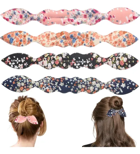 4 Piezas Creador De Moños Flor Conejo Accesorios I