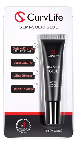 Pegamento Para Uñas Postizas Curvlife 15g – Secado